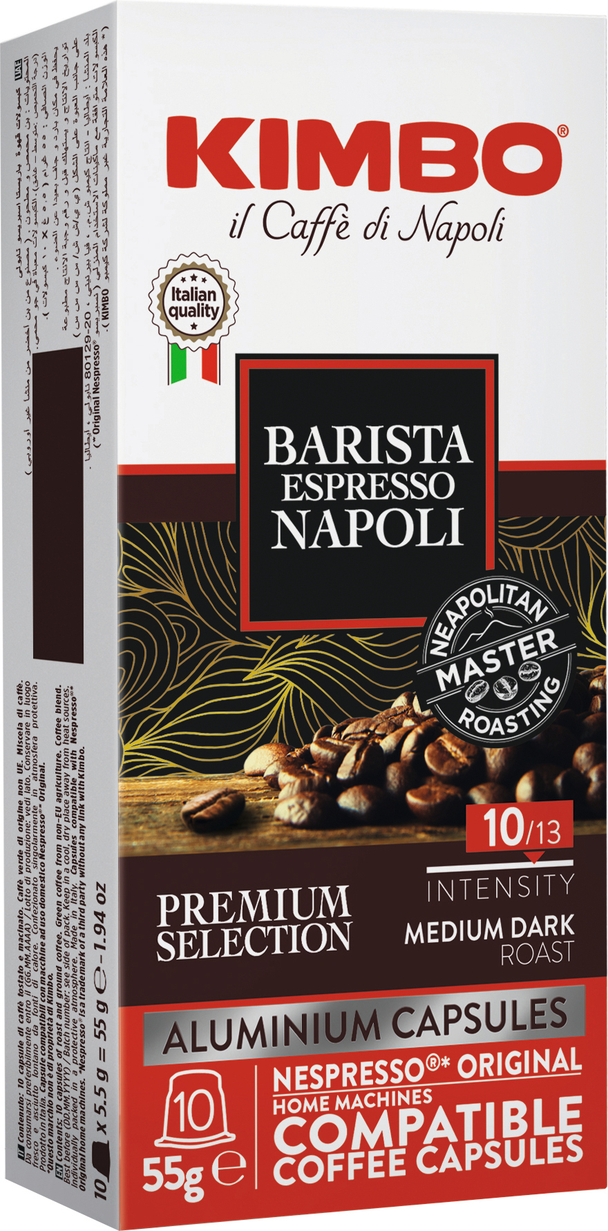 Barista Espr. Nap. Kaps. 10er Alu