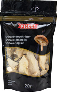 Shiitake geschnitten getrocknet