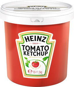 Tomato Ketchup im Eimer