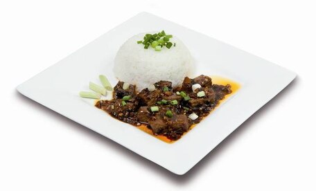 Rindfleisch nach Sumatra-Art "Beef Rendang"