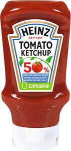 Tomato Ketchup 50% de sucre et de sel en moins