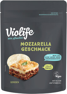 Mozzarella Geschmack gerieben