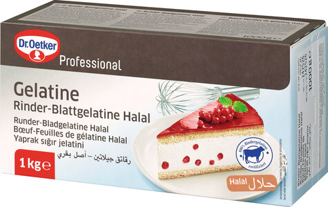 Rinderblattgelatine Halal