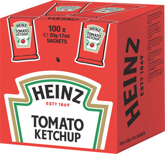 Tomato Ketchup Sachets 100x20g "cube"