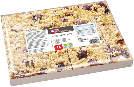 Pflaumenkuchen geschnitten TK