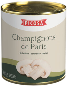 Champignons de Paris Hôtel coupés