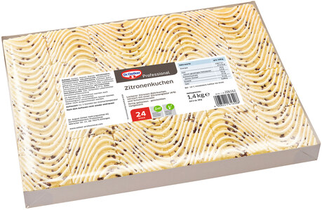 Zitronenkuchen geschnitten TK