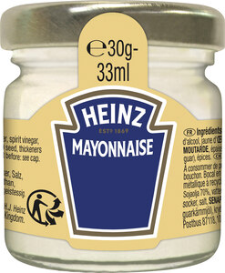 Mayonnaise, Roomservice-Glas