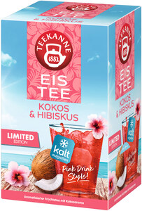 Eistee Kokos-Hibiskus