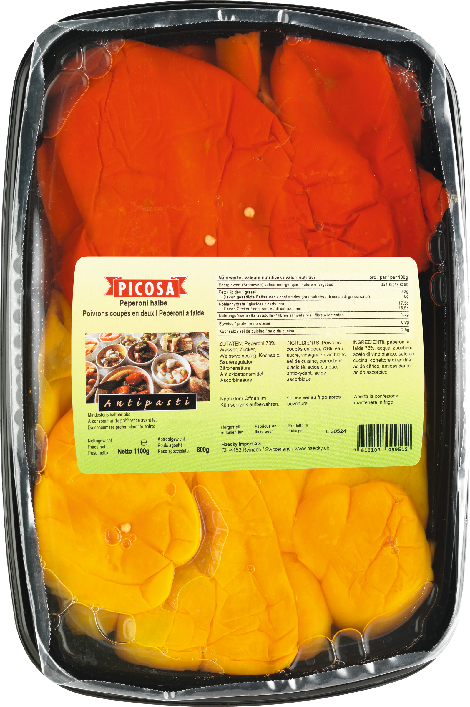 Picosa Pepperoni half 800g null
