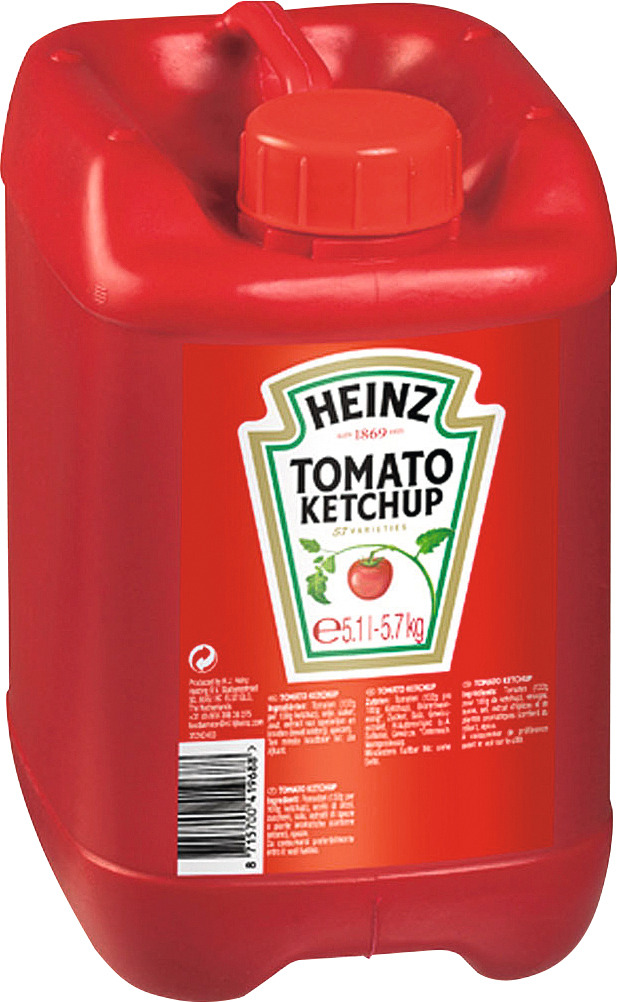 Heinz Tomato Ketchup in canister 5. null