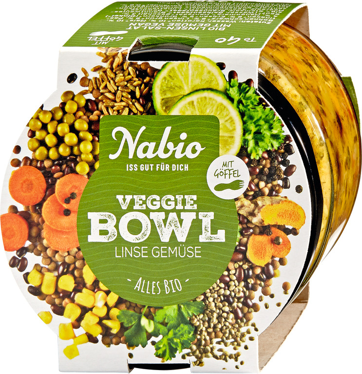 Nabio Vegibowl lentils veg. Organic null